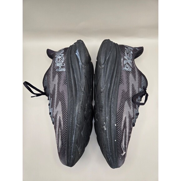 Hoka One One Clifton 9 Shoes Mens 13D Triple Black Running Athletic Gym Sneakers main image 4